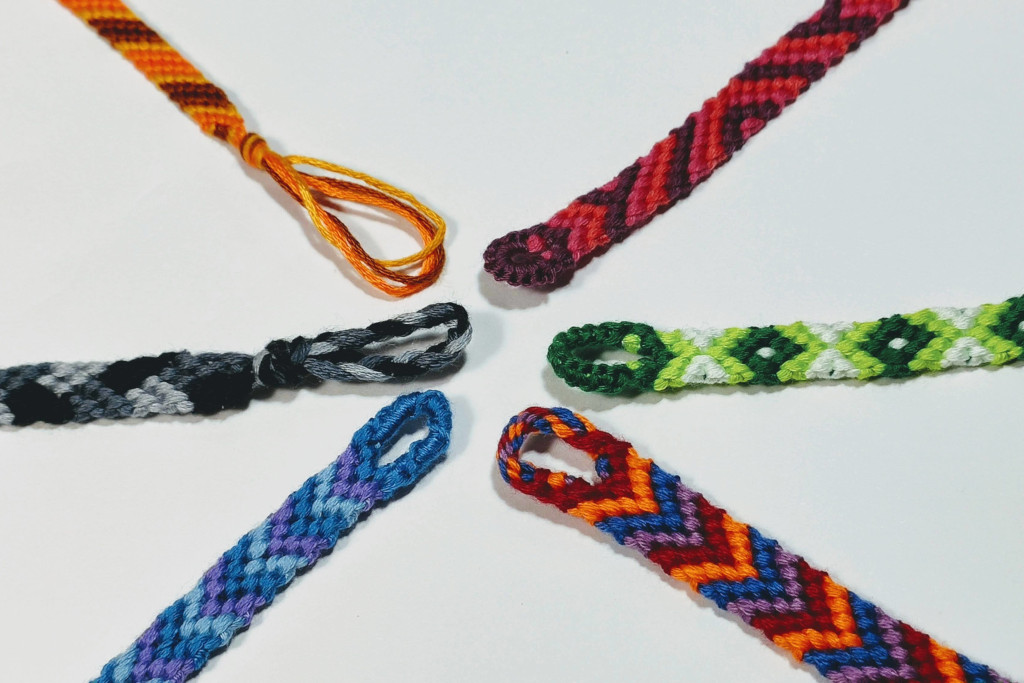 Normal Pattern - Friendship Bracelet Patterns 3 Colors 6 Strings